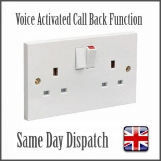 Voice activated spy bug wall socket