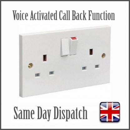 Voice activated spy bug wall socket